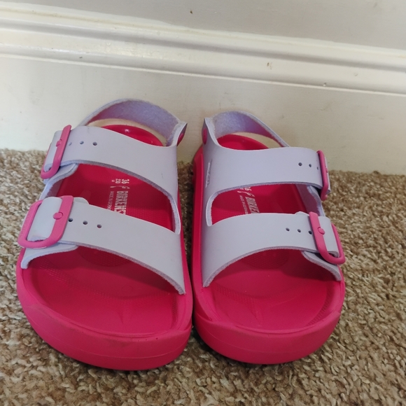 Birkenstock Girls Mogami Sandal Pink/Purple - Picture 1 of 7